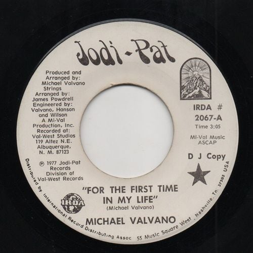 MICHAEL VALVANO - FOR THE FIRST TIME IN MY LIFE / ANGI IN THE RAIN