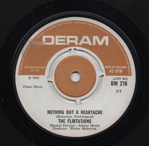 FLIRTATIONS - NOTHING BUT A HEARTACHE / CHRISTMAS TIME IS HERE AGAIN