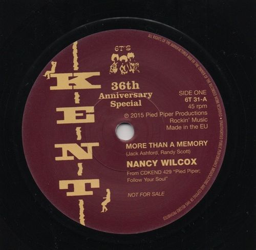 NANCY WILCOX - MORE THAN A MEMORY / FOX FIRE feat JOHNNY ADAMS - A STAR IN THE GHETTO