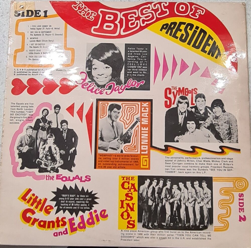 VARIOUS - THE BEST OF PRESIDENT VOL.1 LP