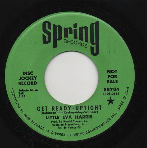 LITTLE EVA HARRIS - GET READY-UPTIGHT  / MR EVERYTHING