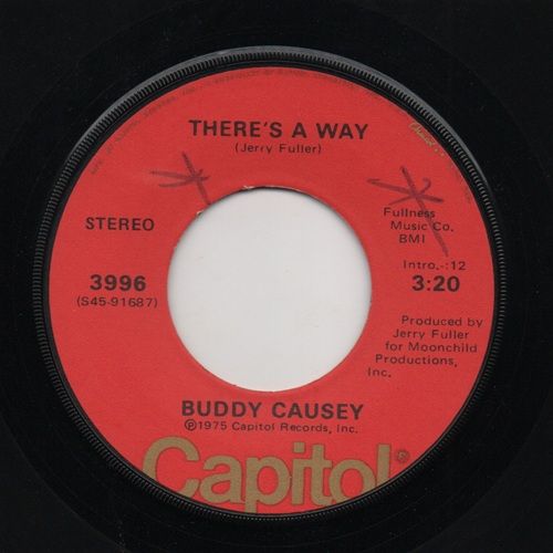 BUDDY CAUSEY - THERE'S A WAY / I'LL LEAN ON YOU