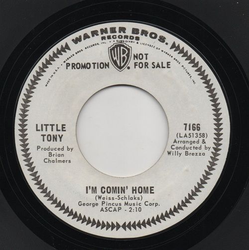 LITTLE TONY - I'M COMIN' HOME / I LOVE MARY