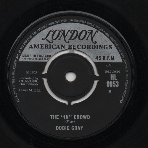 DOBIE GRAY - THE"IN" CROWD / BE A MAN