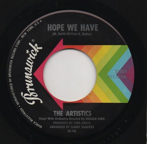 ARTISTICS - HOPE WE HAVE / IM GONNA MISS YOU