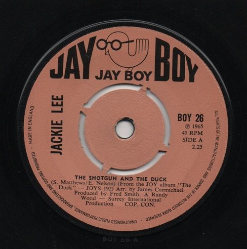 JACKIE LEE - THE SHOTGUN AND THE DUCK / DO THE TEMPTATION WALK