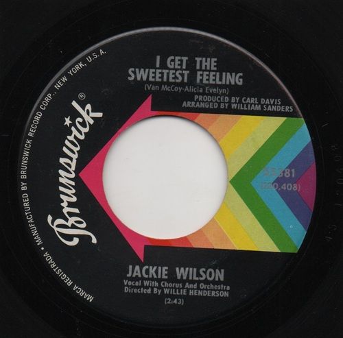 JACKIE WILSON - I GET THE SWEETEST FEELING / NOTHING BUT HEARTACHES