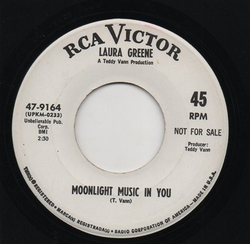 LAURA GREENE - MOONLIGHT MUSIC IN YOU / LOVE IS STRANGE PROMO