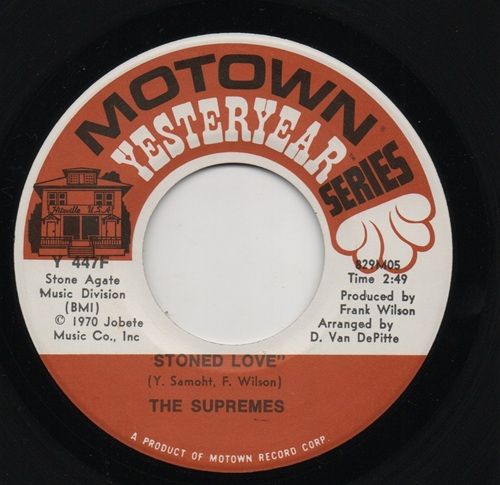 SUPREMES - STONED LOVE / EVERYBODYS GOT THE RIGHT TO LOVE