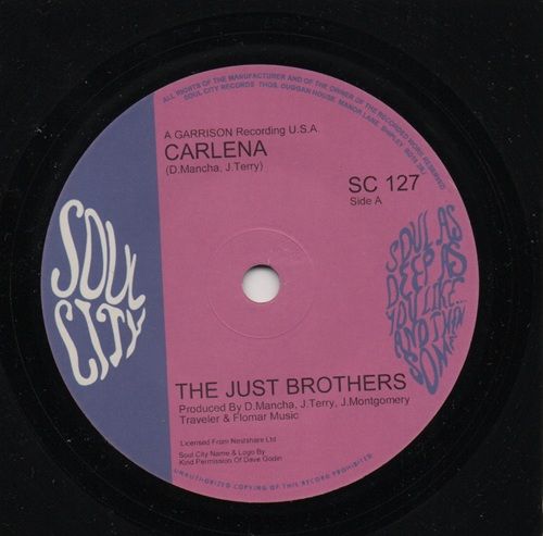 JUST BROTHERS - CARLENA / THE IVORIES - PLEASE STAY