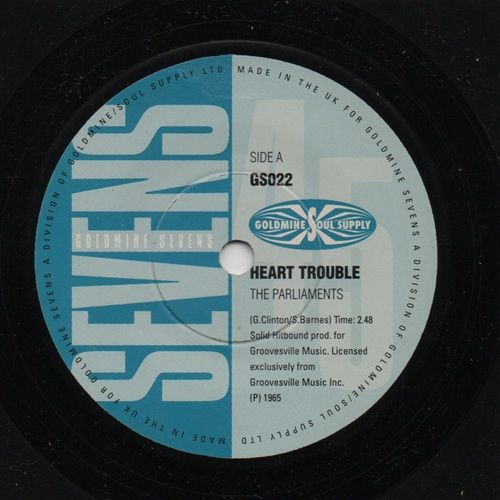PARLIAMENTS - HEART TROUBLE / BOB & FRED - I'LL BE ON MY WAY