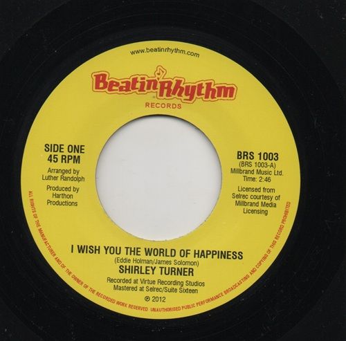 SHIRLEY TURNER - I WISH YOU THE WORLD OF HAPPINESS / THE PRELUDES - DEEPER THAN THAT