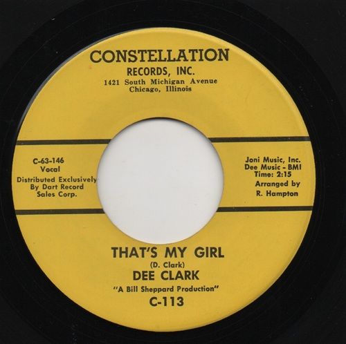 DEE CLARK - THATS MY GIRL / ITS RAINING