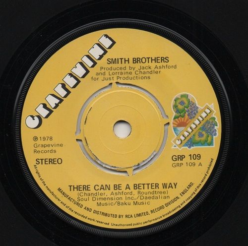 SMITH BROTHERS - THERE CAN BE A BETTER WAY / PAYBACKS A DRAG