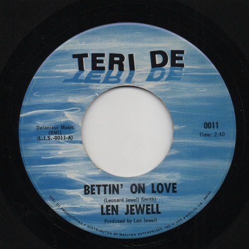 LEN JEWELL - BETTIN ON LOVE / PAINT ME
