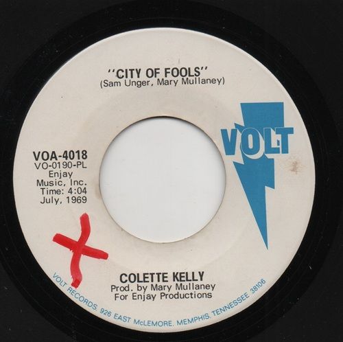 COLETTE KELLY - CITY OF FOOLS / LONG AND LONELY WORLD