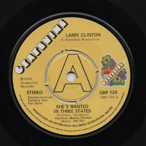 LARRY CLINTON - SHE'S WANTED IN THREE STATES / IF I KNEW