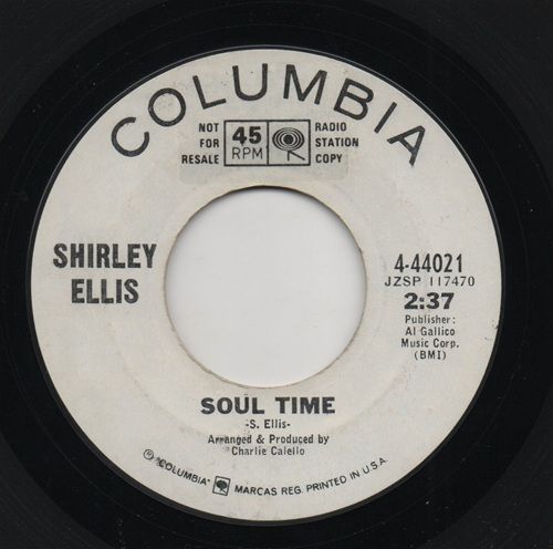 SHIRLEY ELLIS - SOUL TIME / WAITIN'