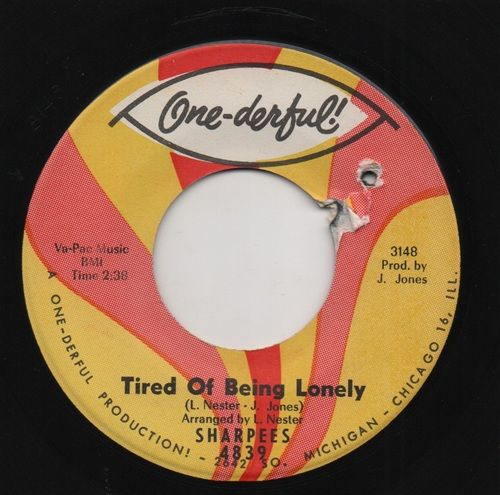 SHARPEES - TIRED OF BEING LONELY / JUST TO PLEASE YOU
