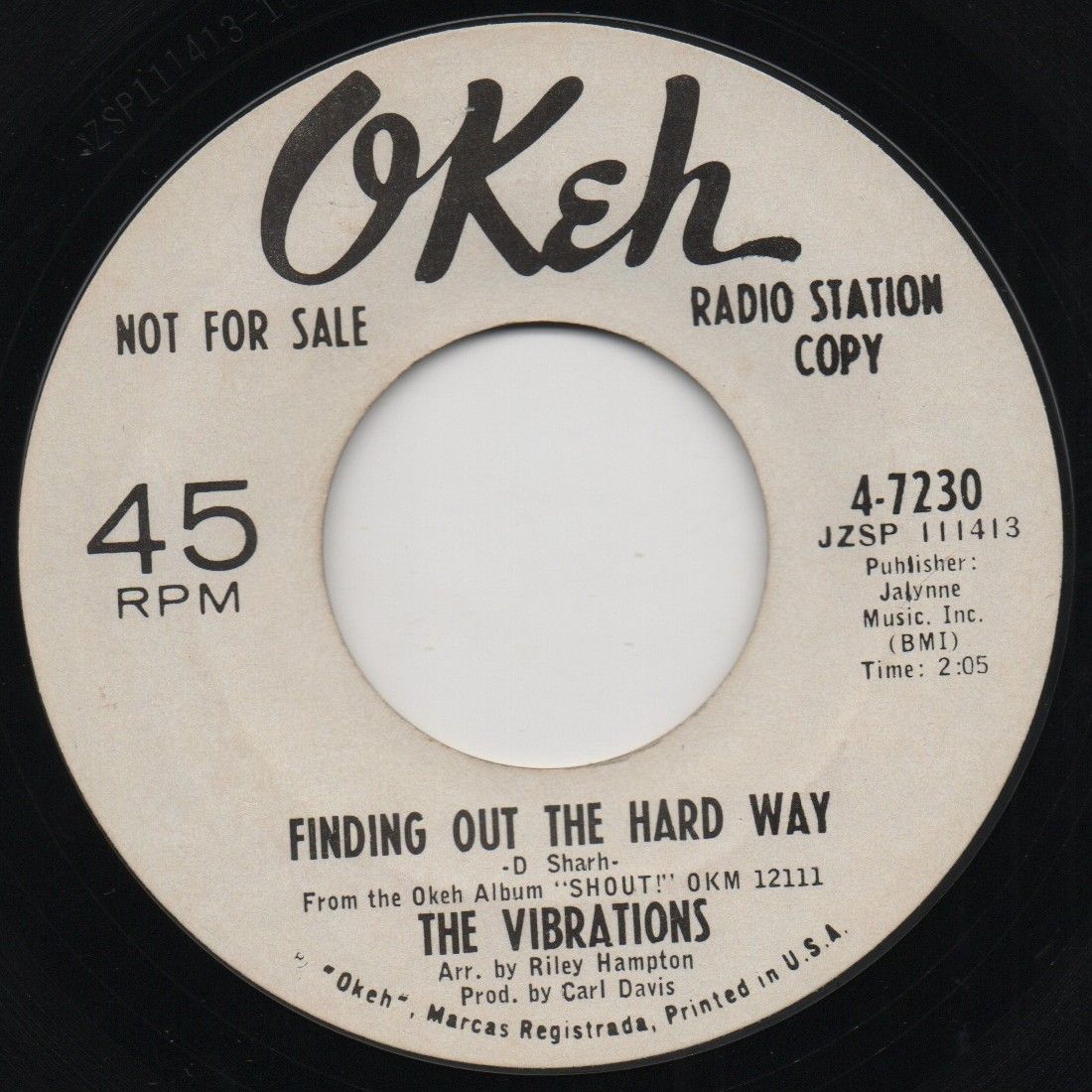 VIBRATIONS - FINDING OUT THE HARD WAY / MISTY
