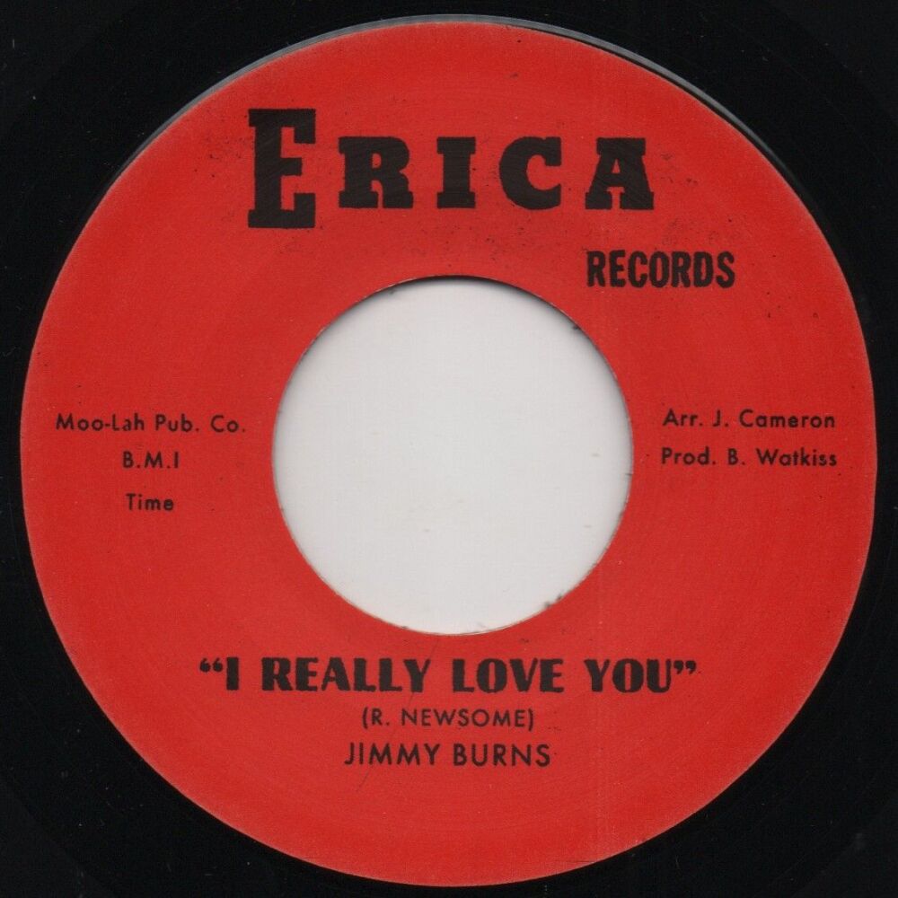 JIMMY BURNS - I REALLY LOVE YOU / I LOVE YOU GIRL