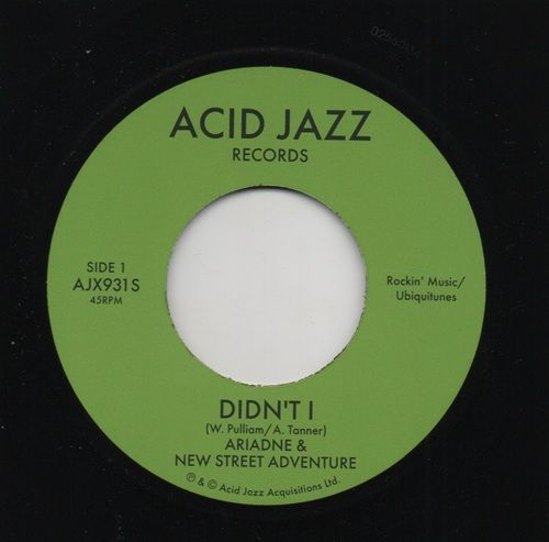 ARIADNE & NEW STREET ADVENTURE - DIDN'T I / DIDN'T I (INSTRUMENTAL)