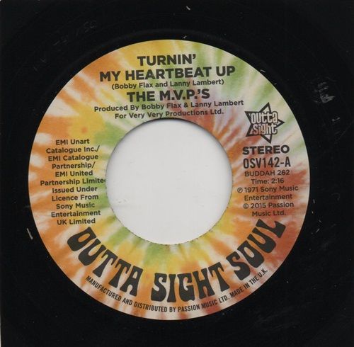 M.V.P.'S - TURNIN' MY HEARTBEAT UP (STEREO) / TURNIN' MY HEARTBEAT UP (MONO)