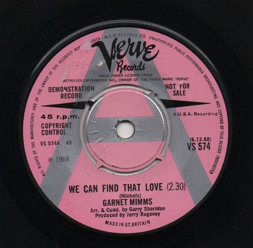 GARNET MIMMS - WE CAN FIND THAT LOVE / CAN YOU TOP THIS DEMO