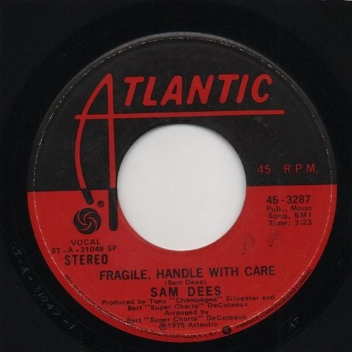 SAM DEES - FRAGILE HANDLE WITH CARE / SAVE THE LOVE AT ANY COST