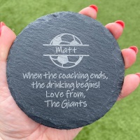 Football Coach thank you gift | Coaster