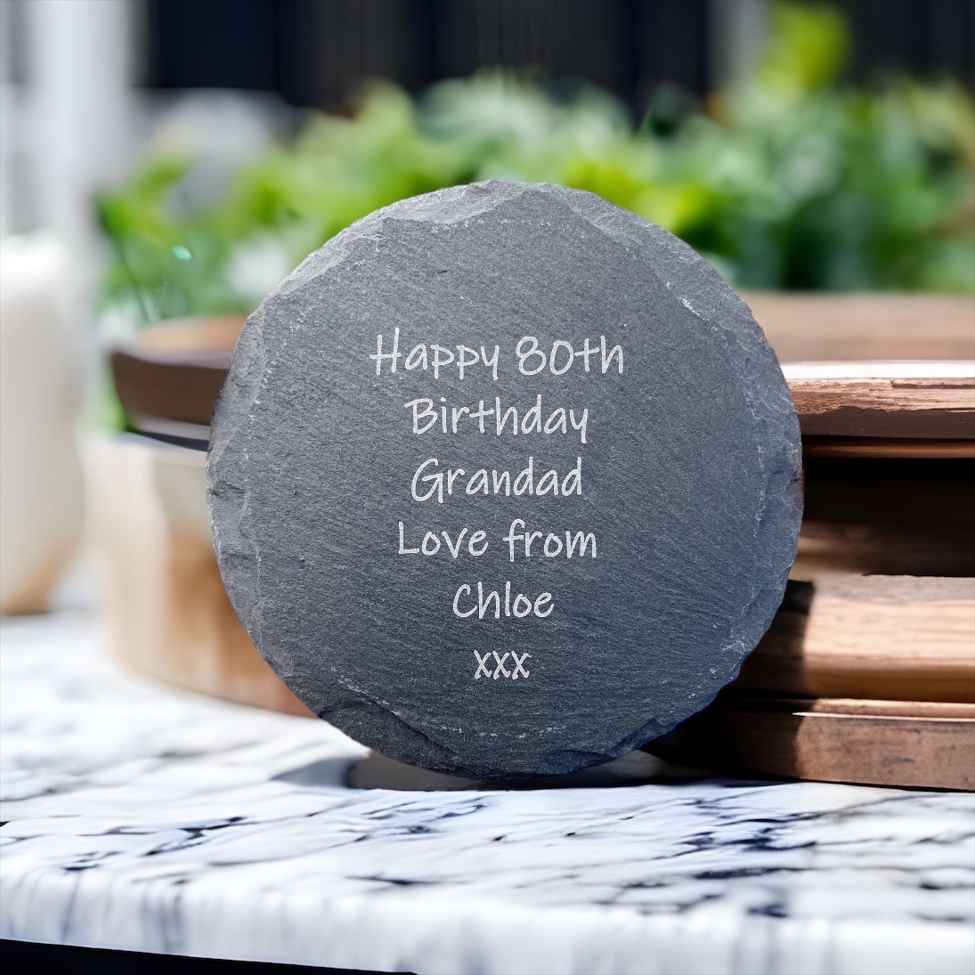 Birthday coaster, add your own message