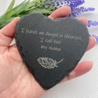 I have an Angel | personalised small memorial heart