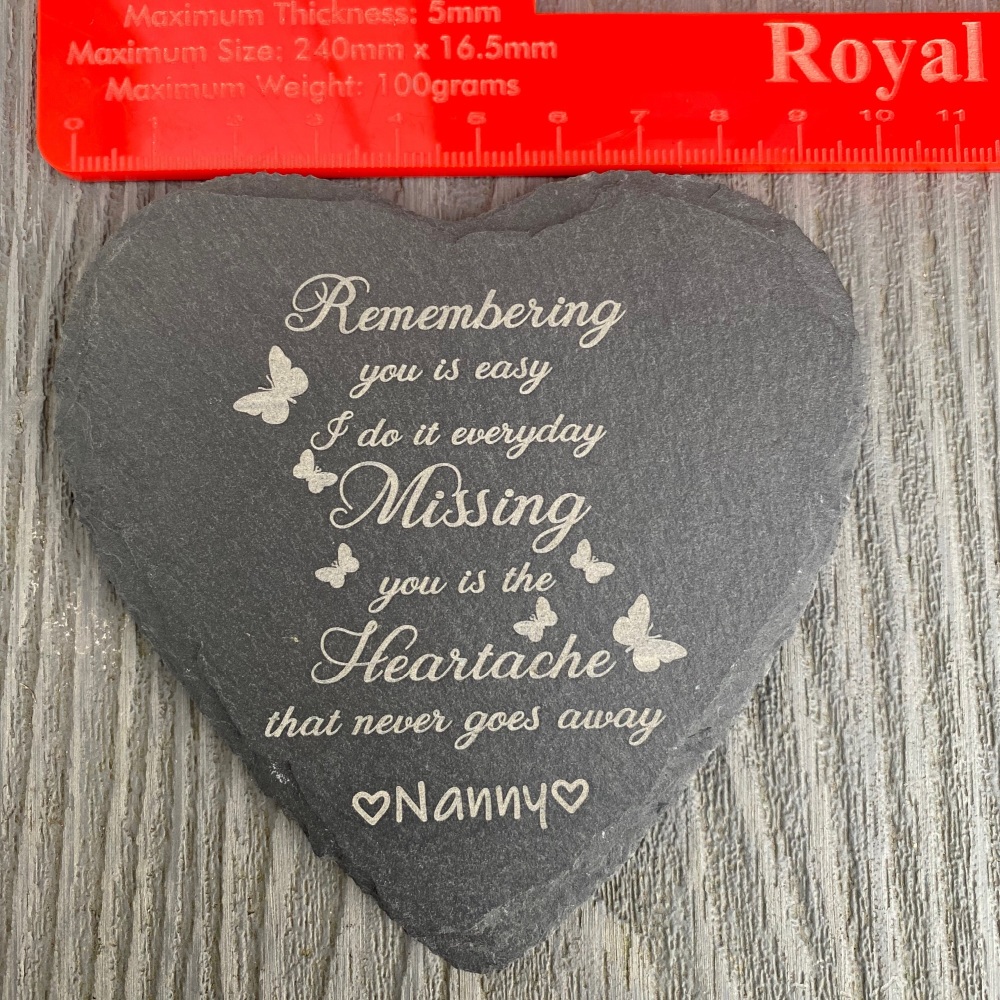 I have an Angel | personalised small memorial heart