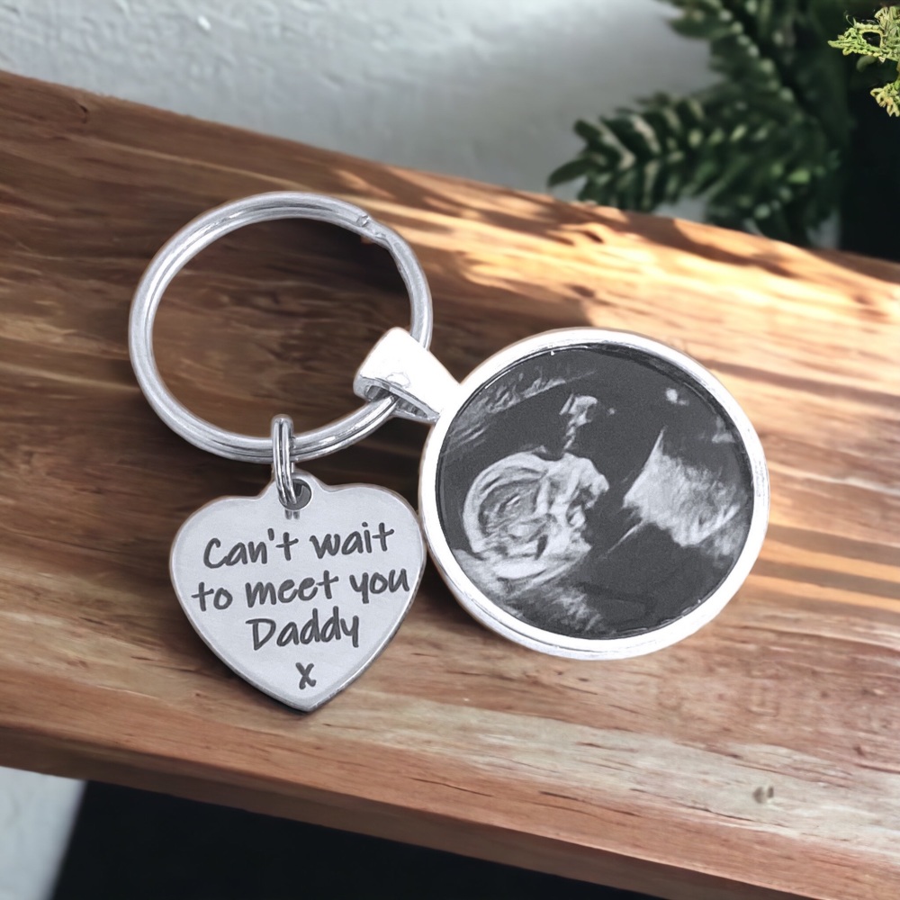 Happy Fathers Day Photo Keyring