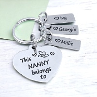 This Nana, Nanny, Mummy Belongs To Keyring | Nana gift