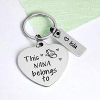 This Nana, Nanny, Mummy belongs to keyring | Nana gift