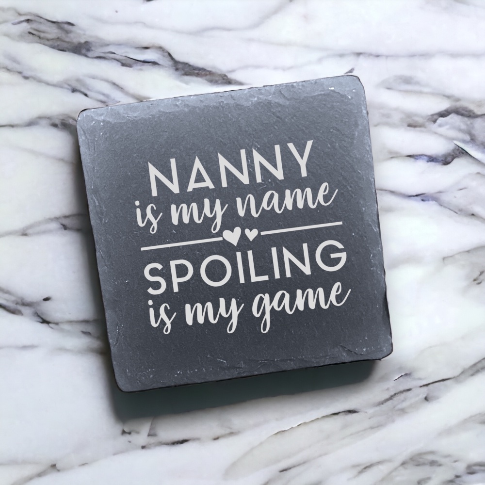 Nanny is my name, coaster