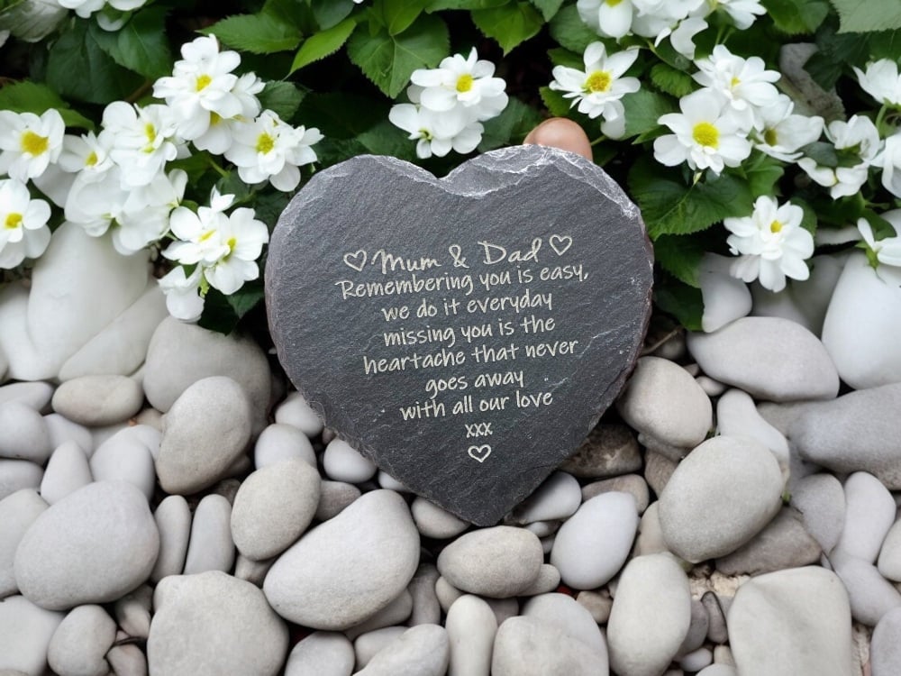 Memorial ornament | custom message engraved