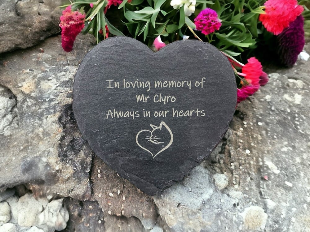 Cat memorial | engraved to order