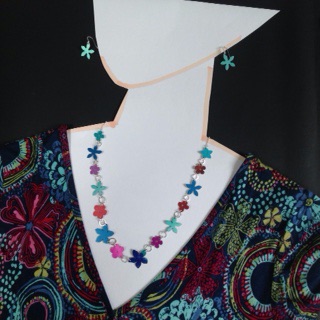 necklace to match dress Anita Peach