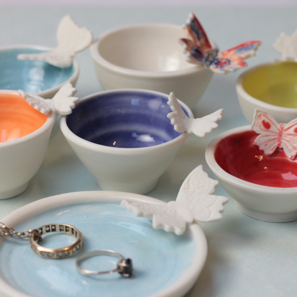 Butterfly bowls by A Peach