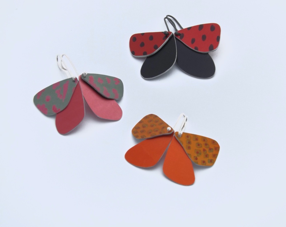 Butterfly Earrings 3 pairs