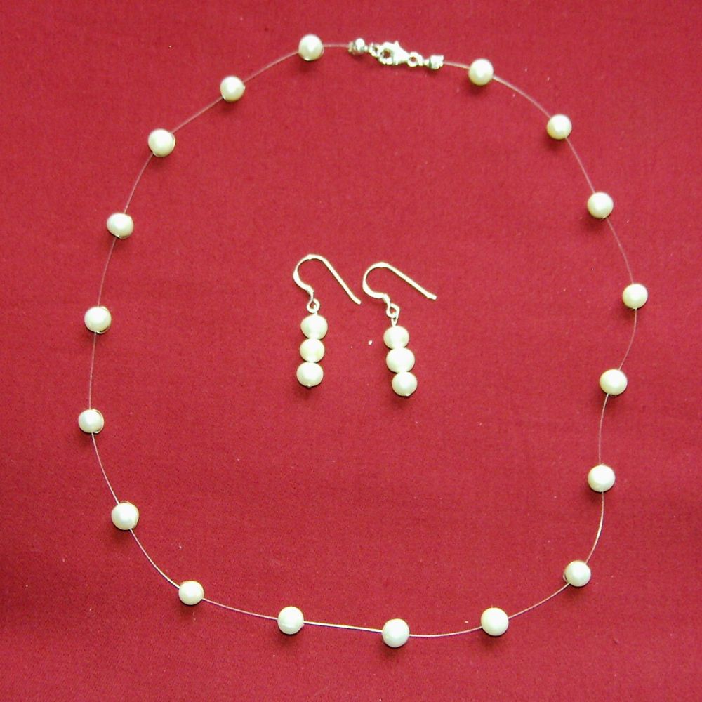 Pearl Illusion Necklace