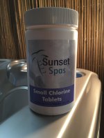 1kg Sunset Spas Chlorine Tablets 20 Grams