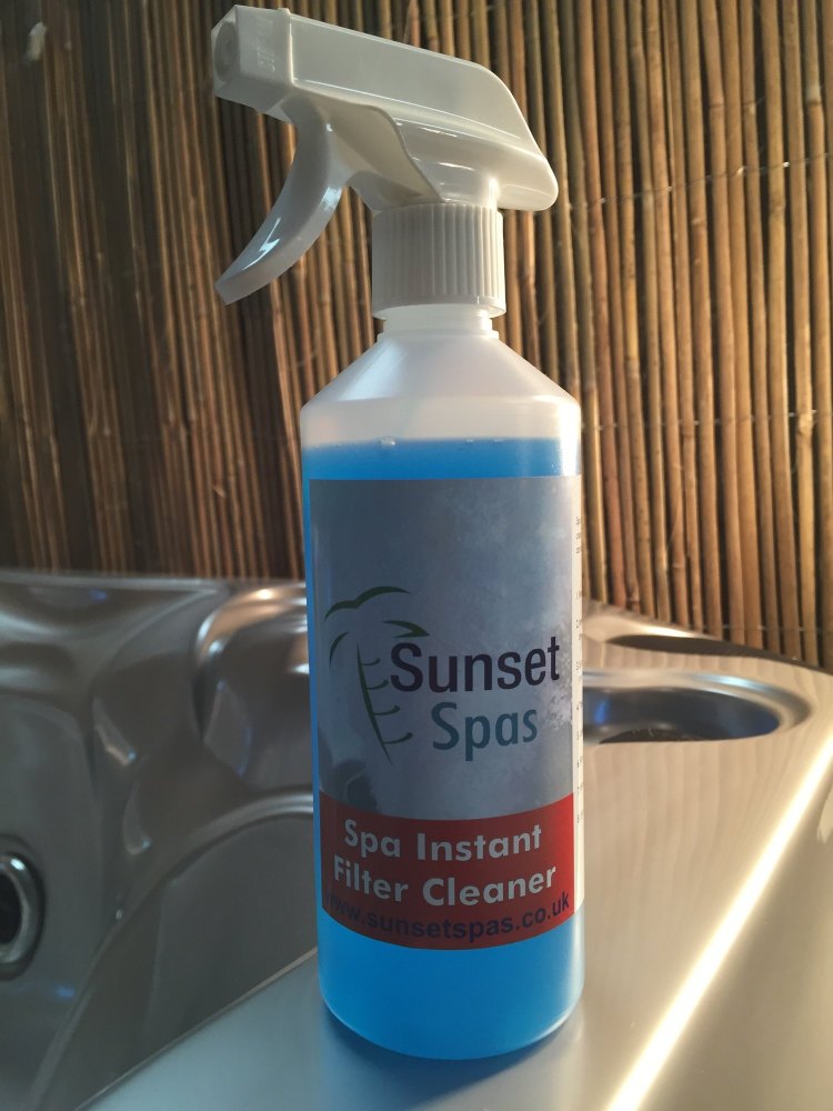 750ml Sunset Spas Rapid Filter Cleaner