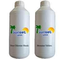 Sunset Spas Bromine Tablets & Non Chlorine Shock 