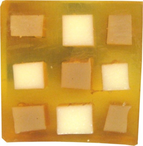 Orange & Patchouli Soap Slice: (Pre cut and wrapped slice)