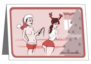 "Spank Me" Christmas Card
