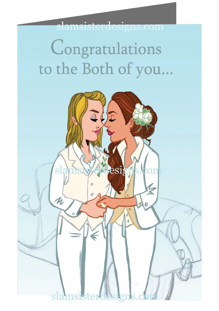 Modern Marriage - Lesbian cards, prints, posters and cool stuff!
