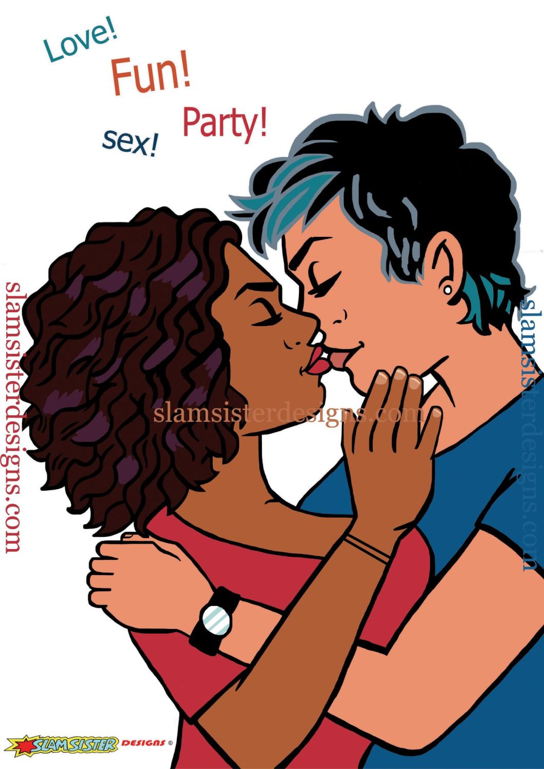 Love! Fun! Party! Sex! Poster